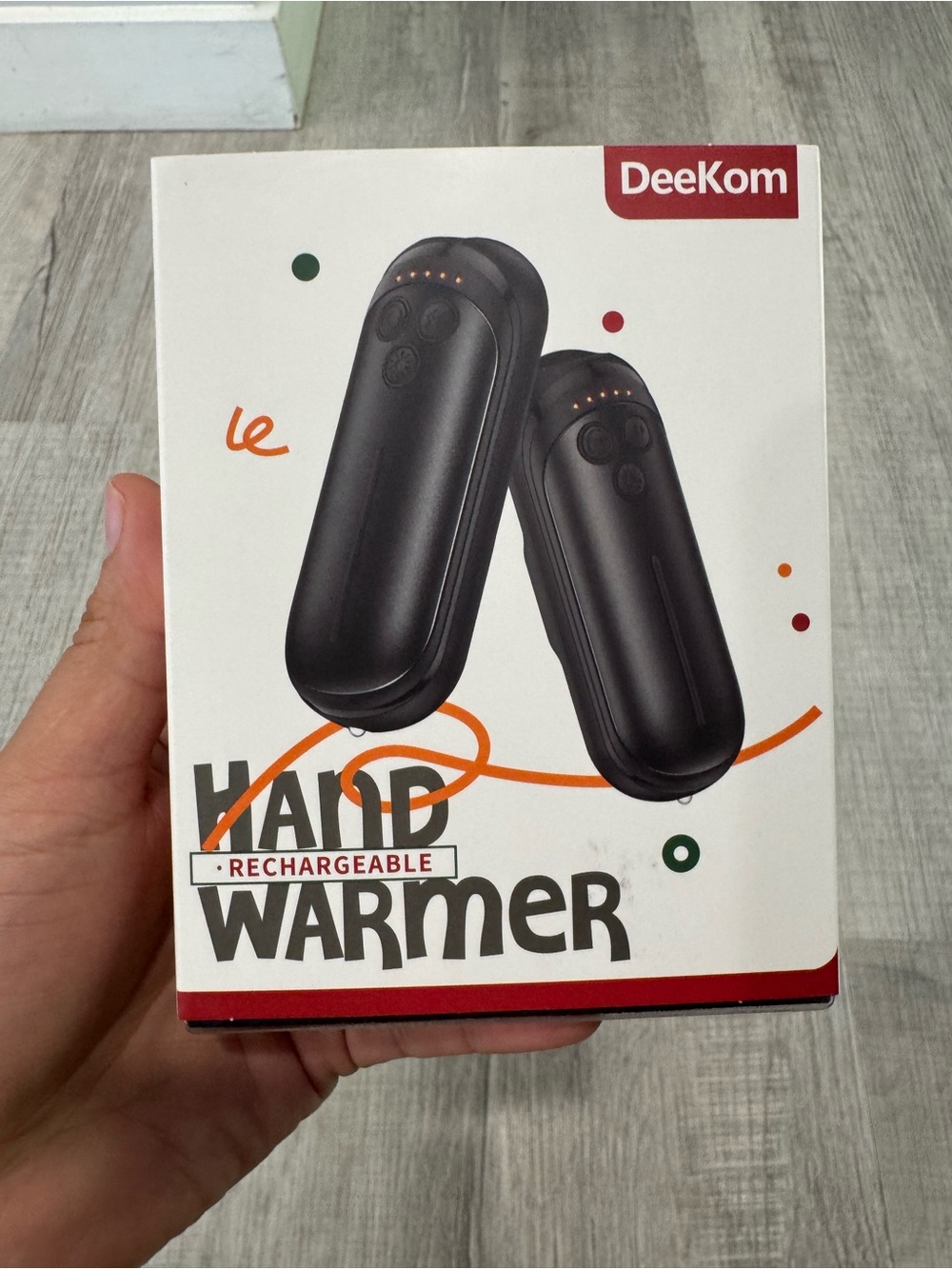 New rechargeable hand  warmer